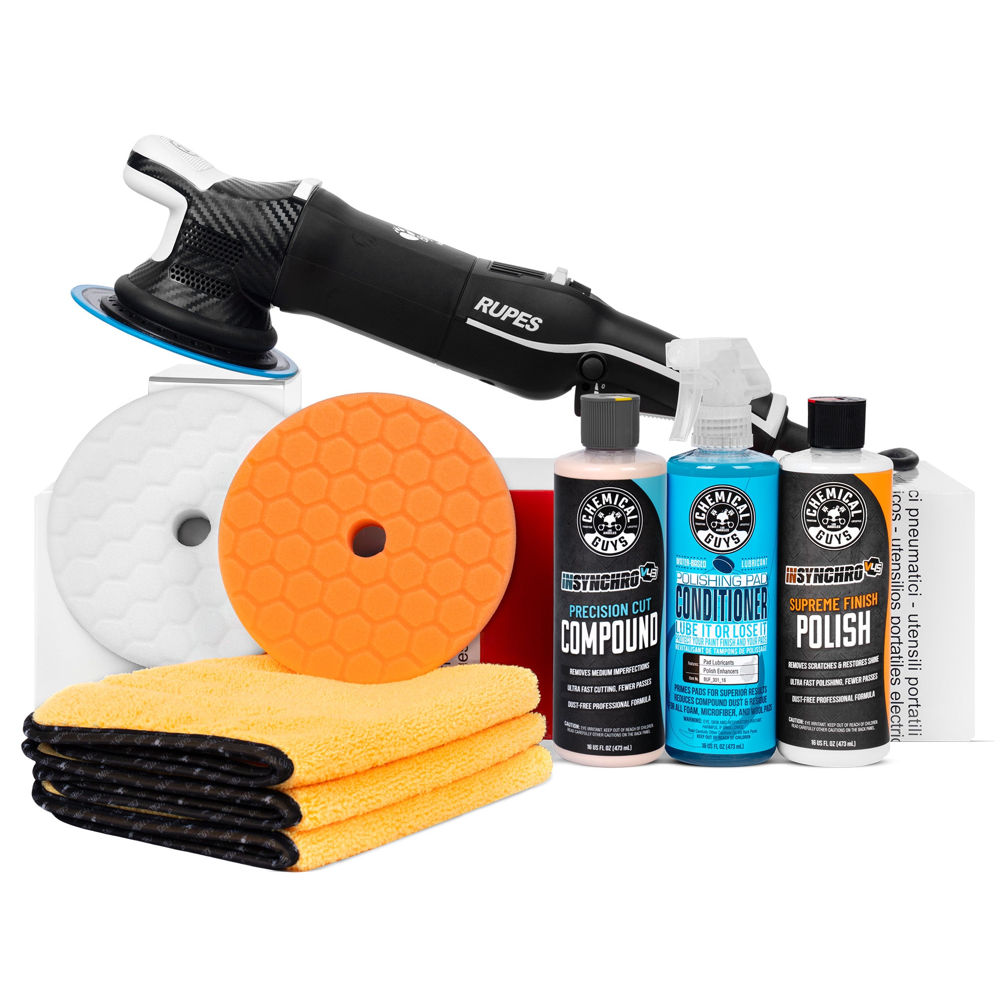 Chemical Guys RUPES LHR21 Mark V Max Coverage Ultimate Kit