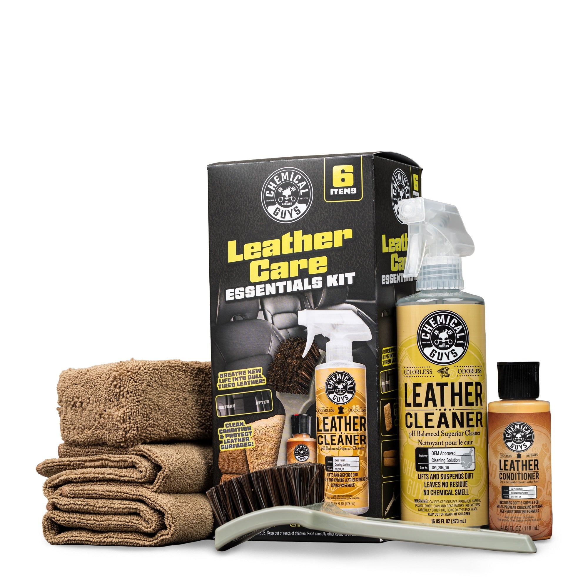 Chemical Guys Leather Care Essentials Kit