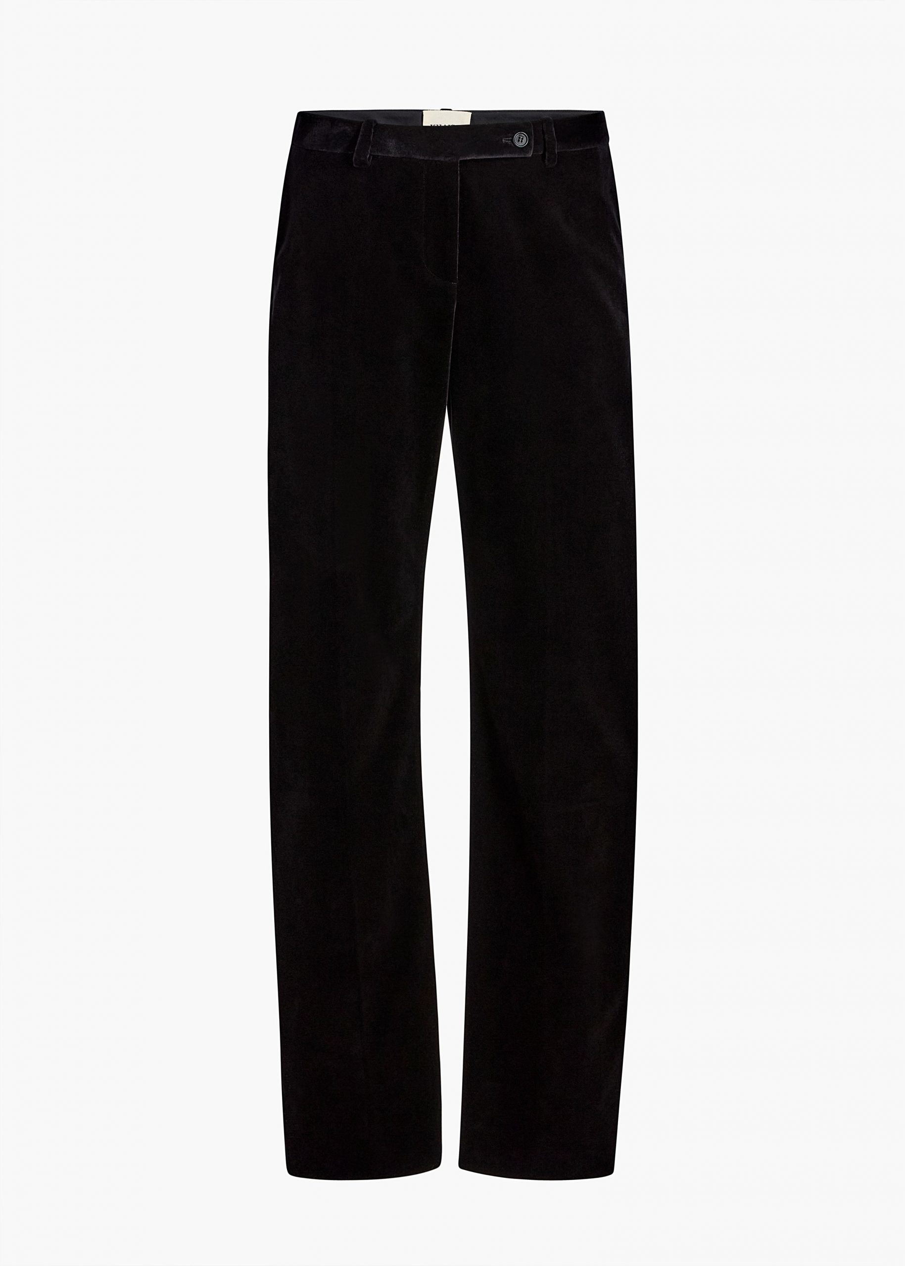 Khaite Hunter Pant in Black Velvet