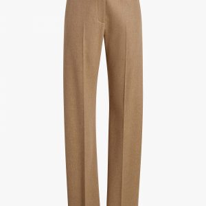 Khaite Hunter Pant in Desert Sand Wool Cashmere