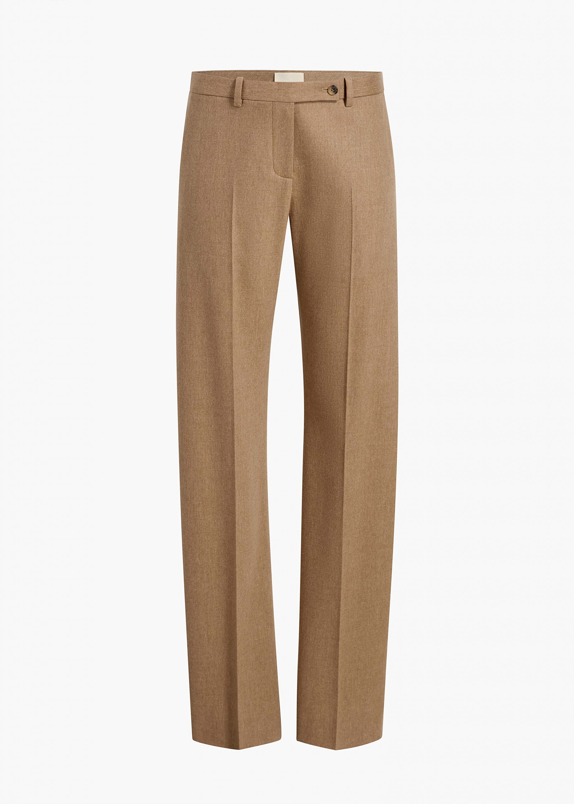 Khaite Hunter Pant in Desert Sand Wool Cashmere