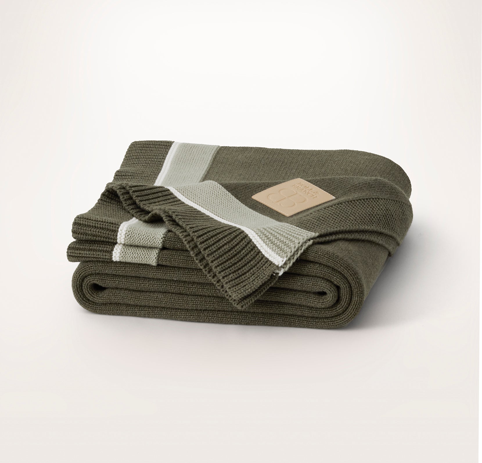 Bollandbranch Court Knit Throw Blanket - Heathered Pine