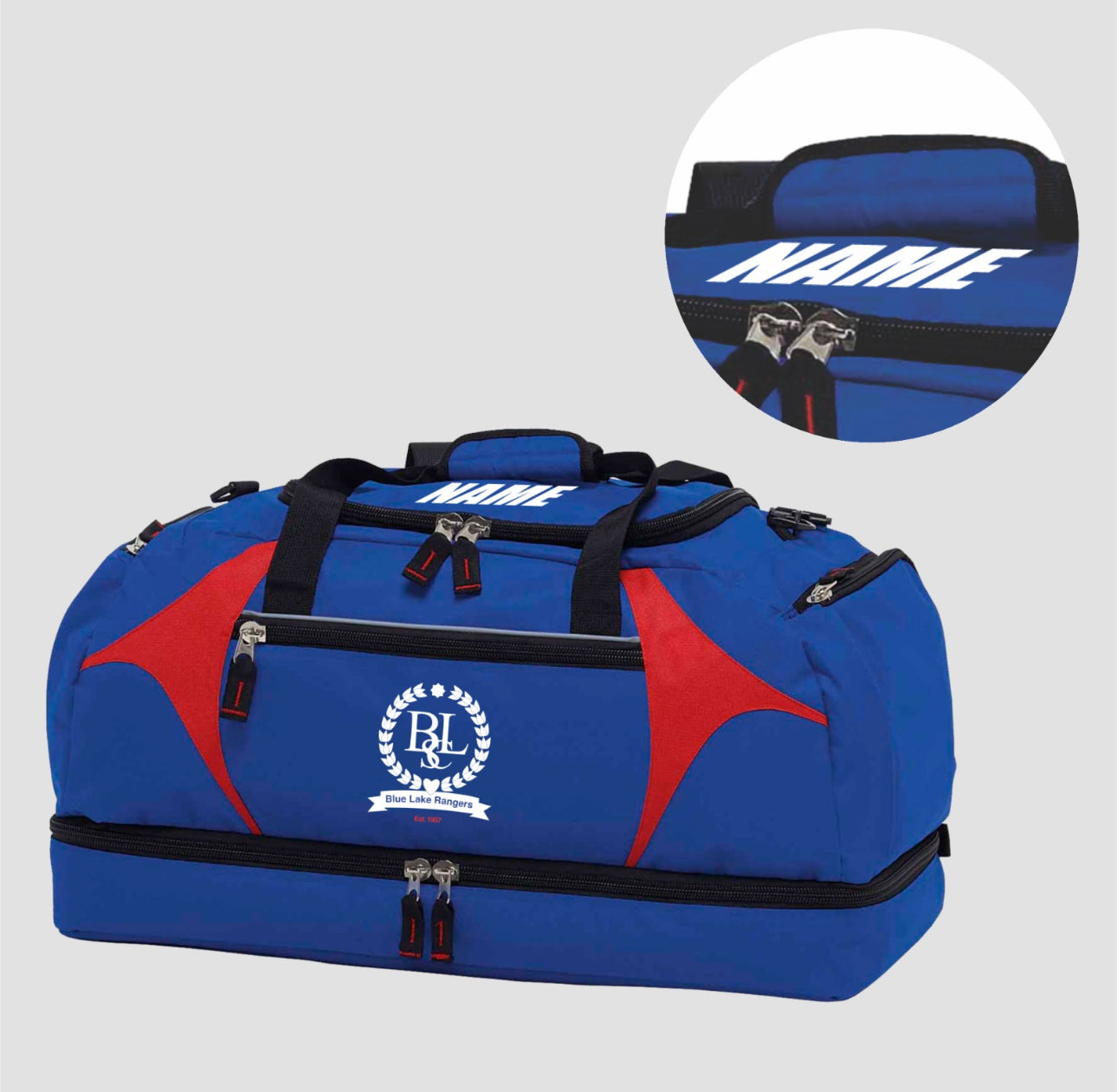 Viva10 BLUE LAKE SOCCER CLUB - BAG WITH NAME
