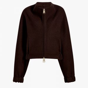 Khaite Ixin Jacket in Dark Brown