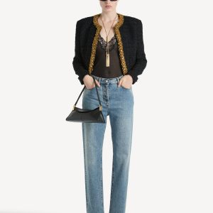 Balmain Veste brodée en tweed