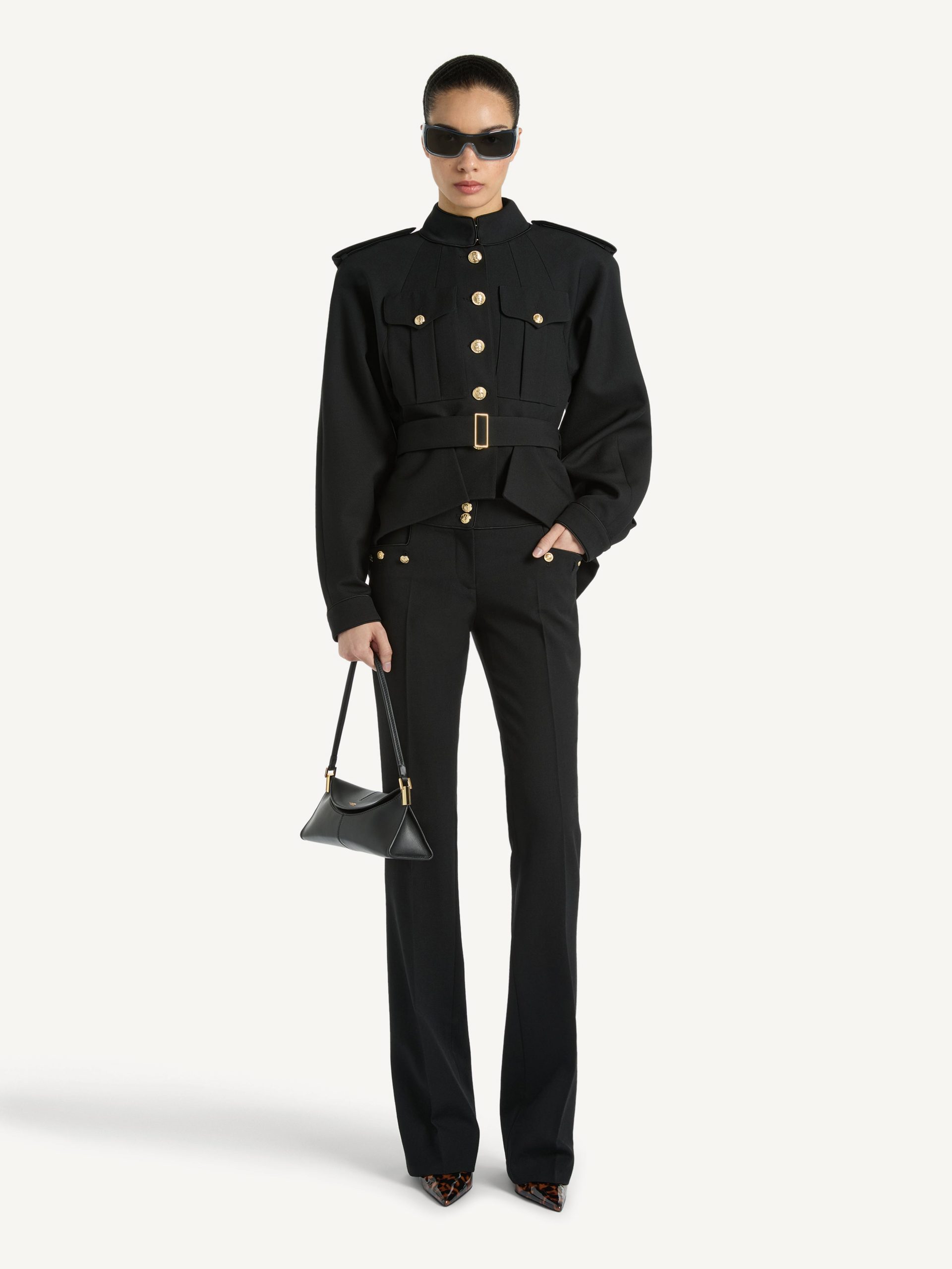 Balmain Veste signature en laine