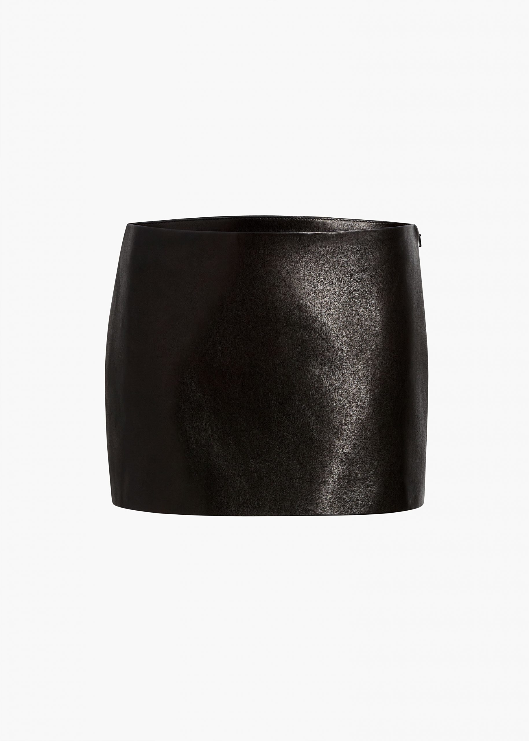 Khaite Jett Skirt in Black Leather