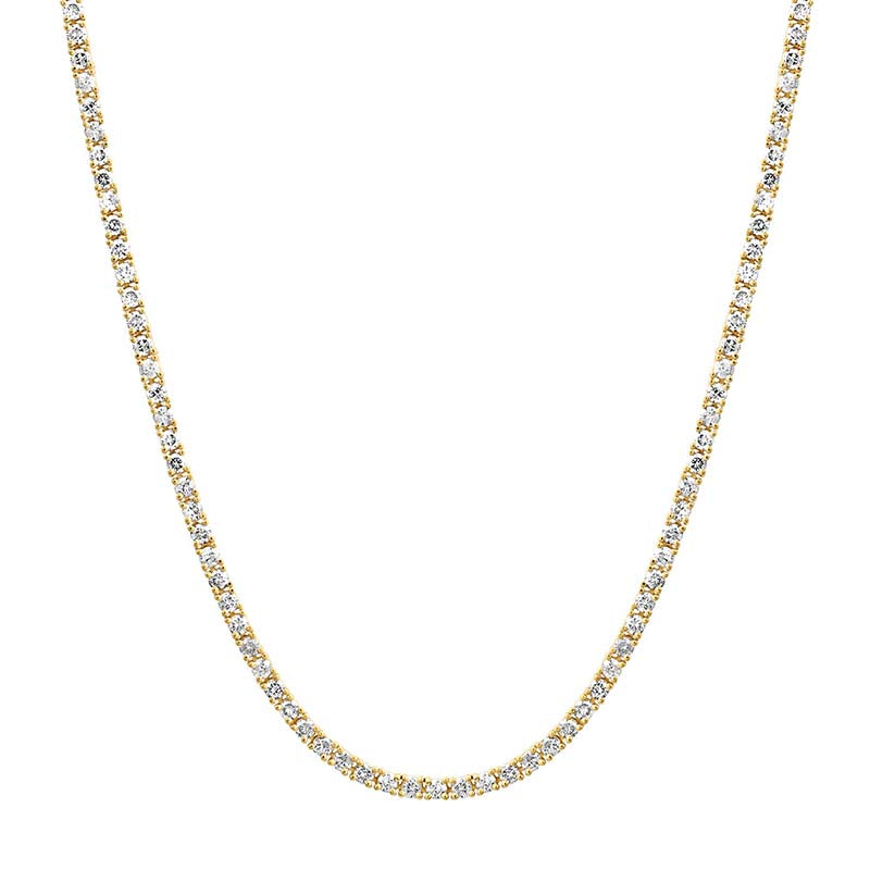 Jennifer Meyer 4-Prong Diamond Tennis Necklace