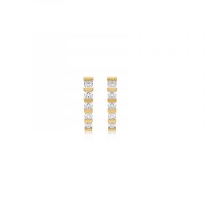Jennifer Meyer Bar and Diamond Edith Studs