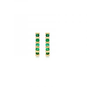 Jennifer Meyer Bar and Emerald Edith Studs
