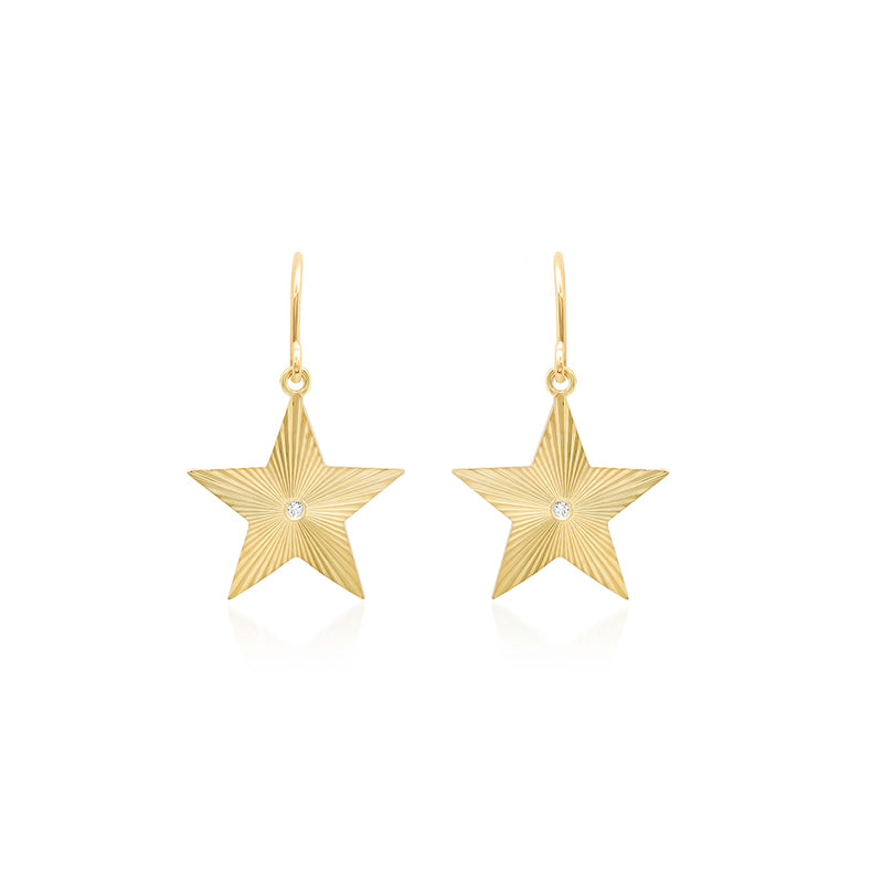 Jennifer Meyer 70's Star Earrings