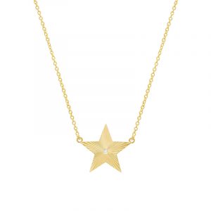 Jennifer Meyer 70's Star Necklace