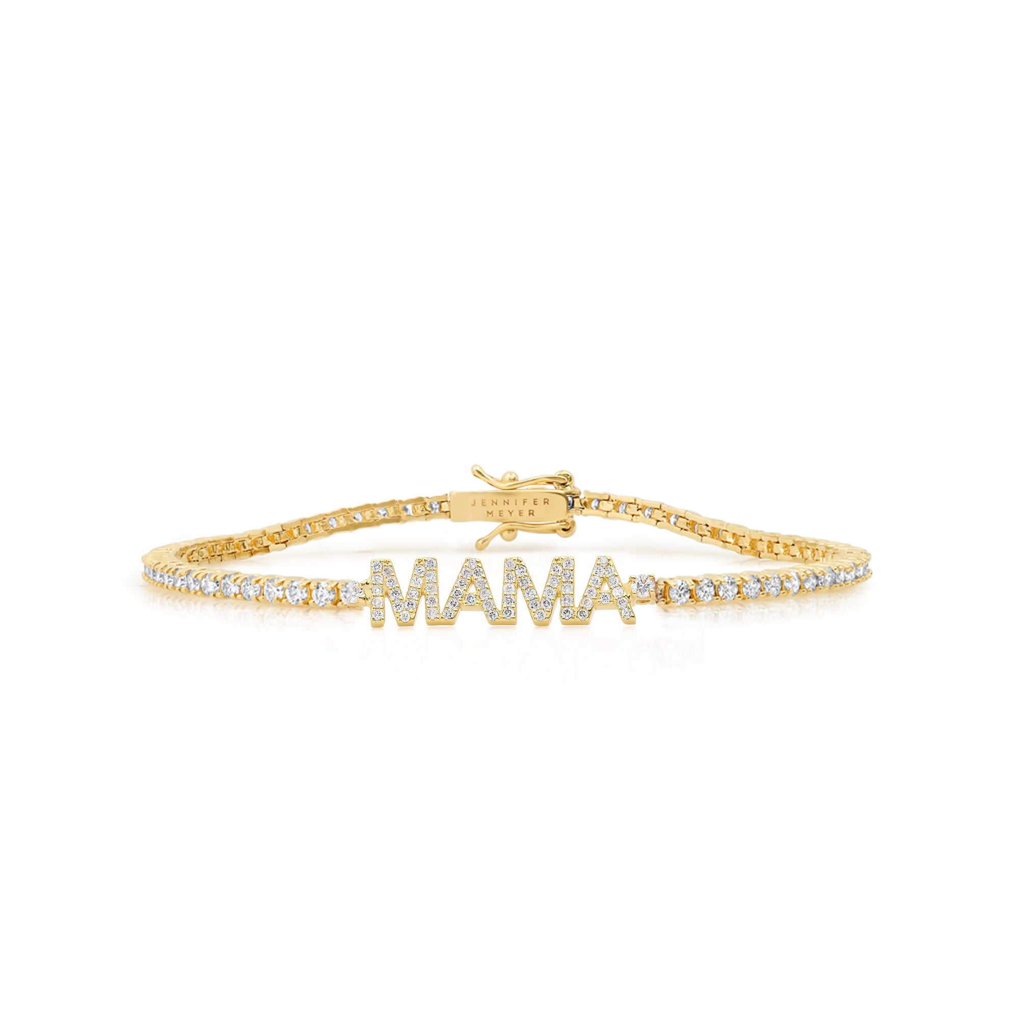 Jennifer Meyer Mama 4-Prong Diamond Tennis Bracelet