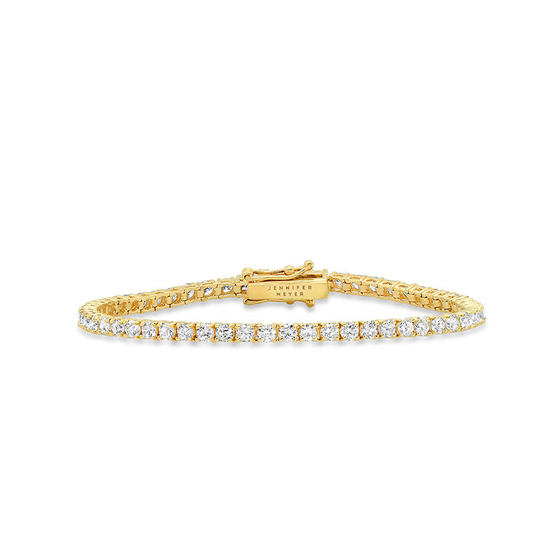 Jennifer Meyer Large 4-Prong Diamond Tennis Bracelet