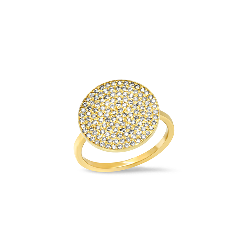 Jennifer Meyer Small Diamond Circle Ring