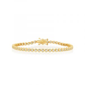 Jennifer Meyer Diamond Bezel Tennis Bracelet