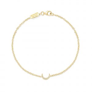 Jennifer Meyer Diamond Mini Carson Moon Bracelet