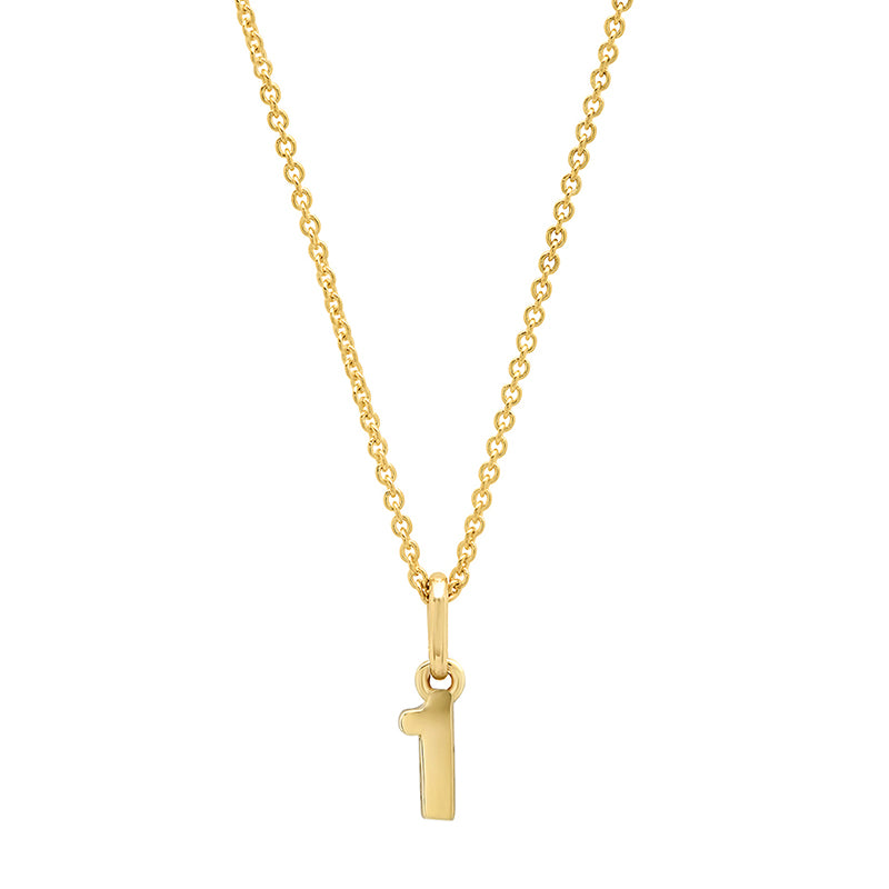 Jennifer Meyer Mini Number Necklace