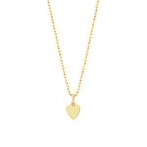 Jennifer Meyer Mini Heart Charm Necklace