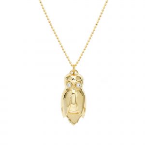 Jennifer Meyer Owl Necklace