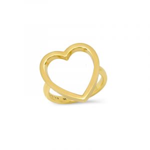 Jennifer Meyer Luxe Open Heart Ring