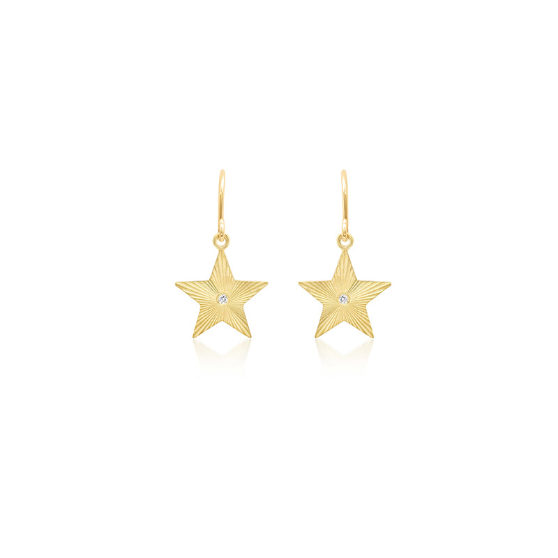 Jennifer Meyer Mini 70's Star Earrings