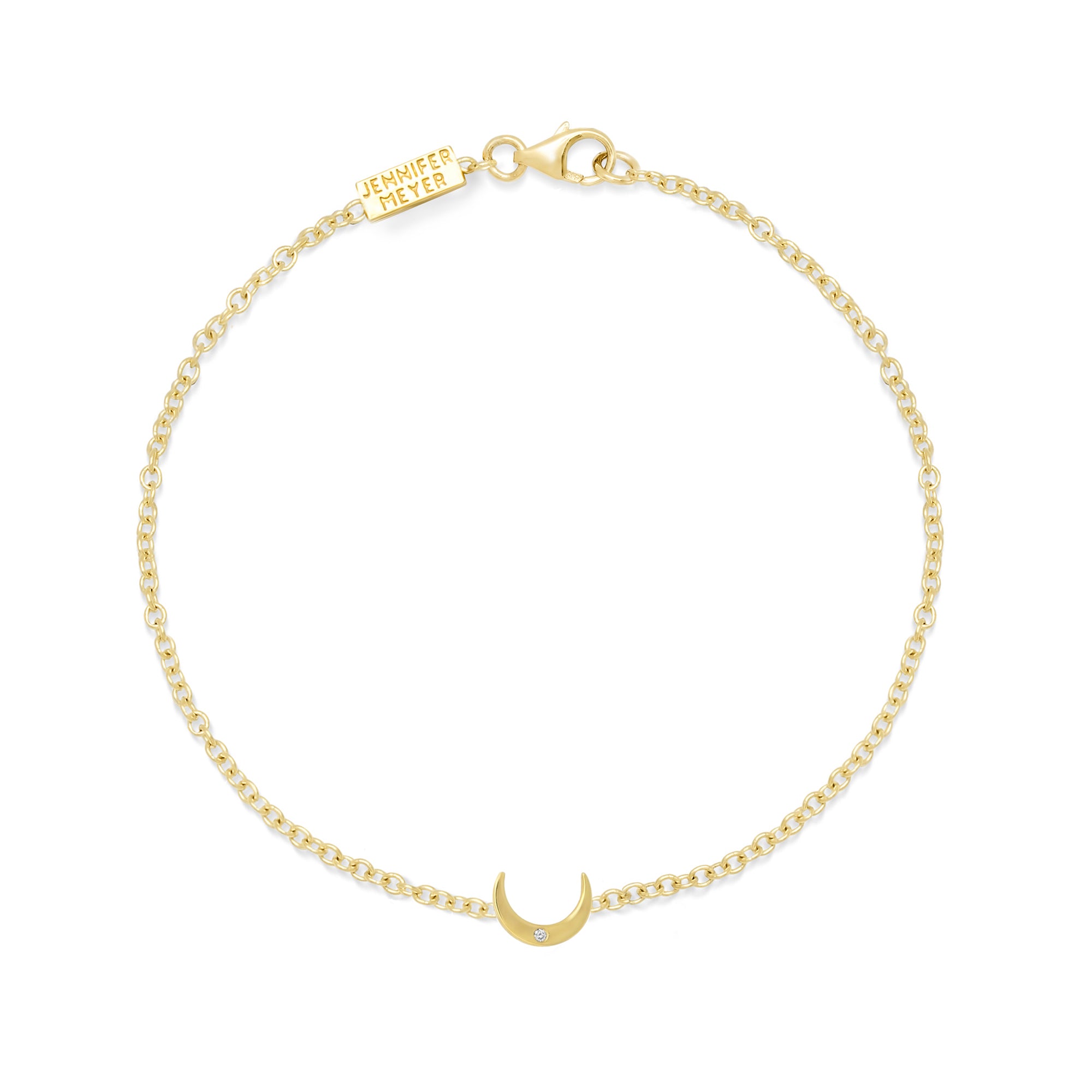 Jennifer Meyer Mini Carson Moon Bracelet