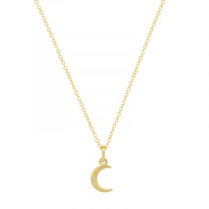 Jennifer Meyer Mini Carson Moon Necklace