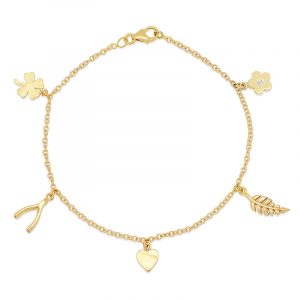 Jennifer Meyer Mini Charm Bracelet
