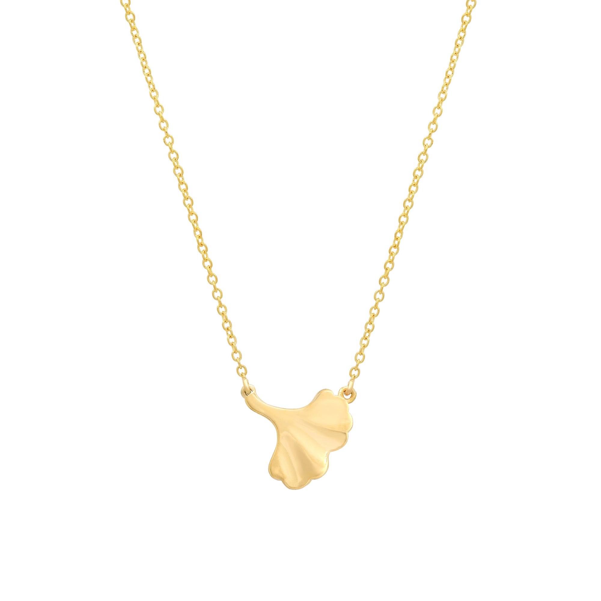 Jennifer Meyer Ginkgo Leaf Necklace
