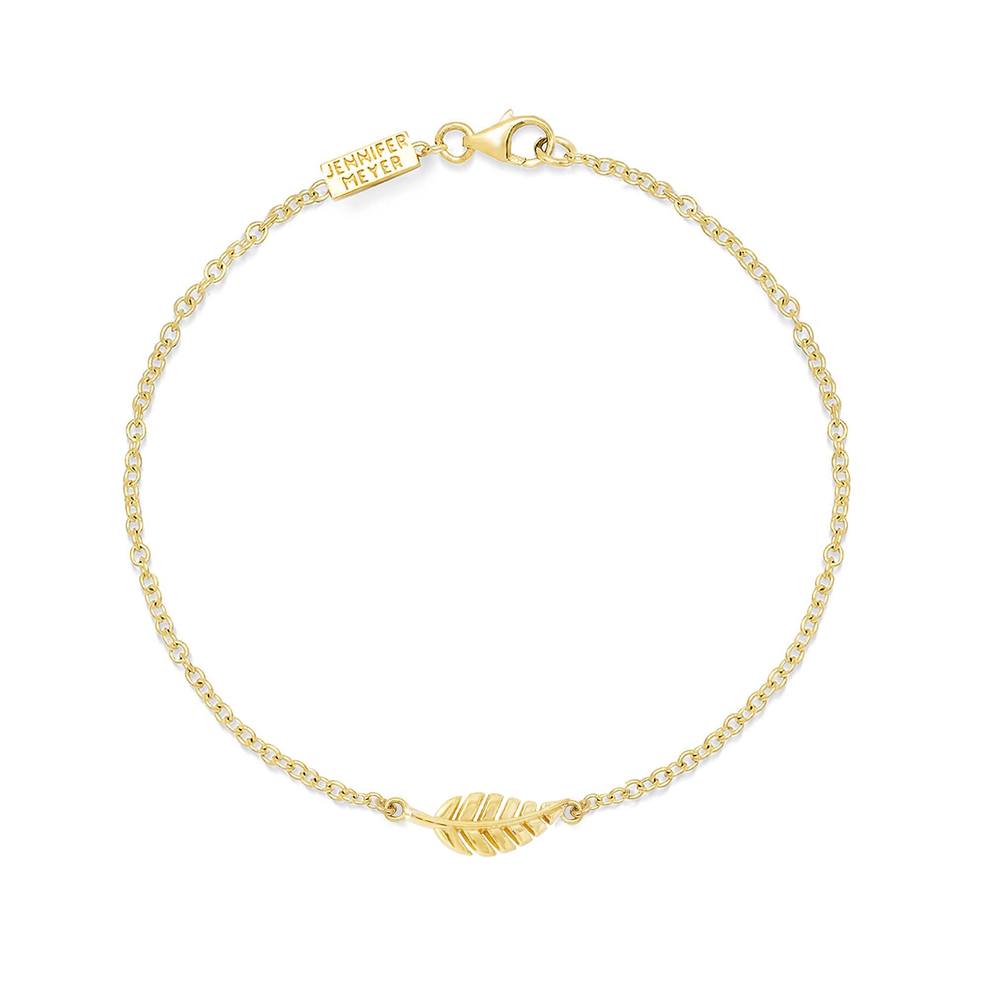 Jennifer Meyer Mini Leaf Bracelet