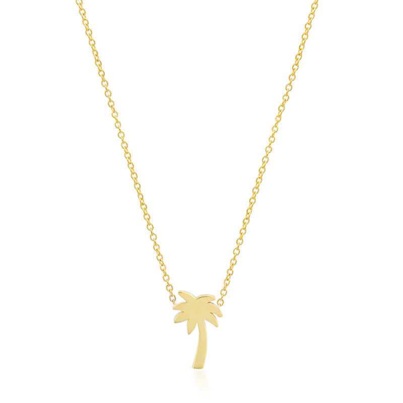 Jennifer Meyer Mini Palm Tree Necklace