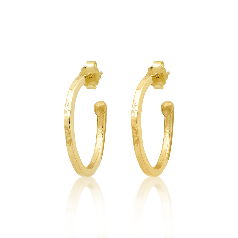 Jennifer Meyer Small Hammered Hoops