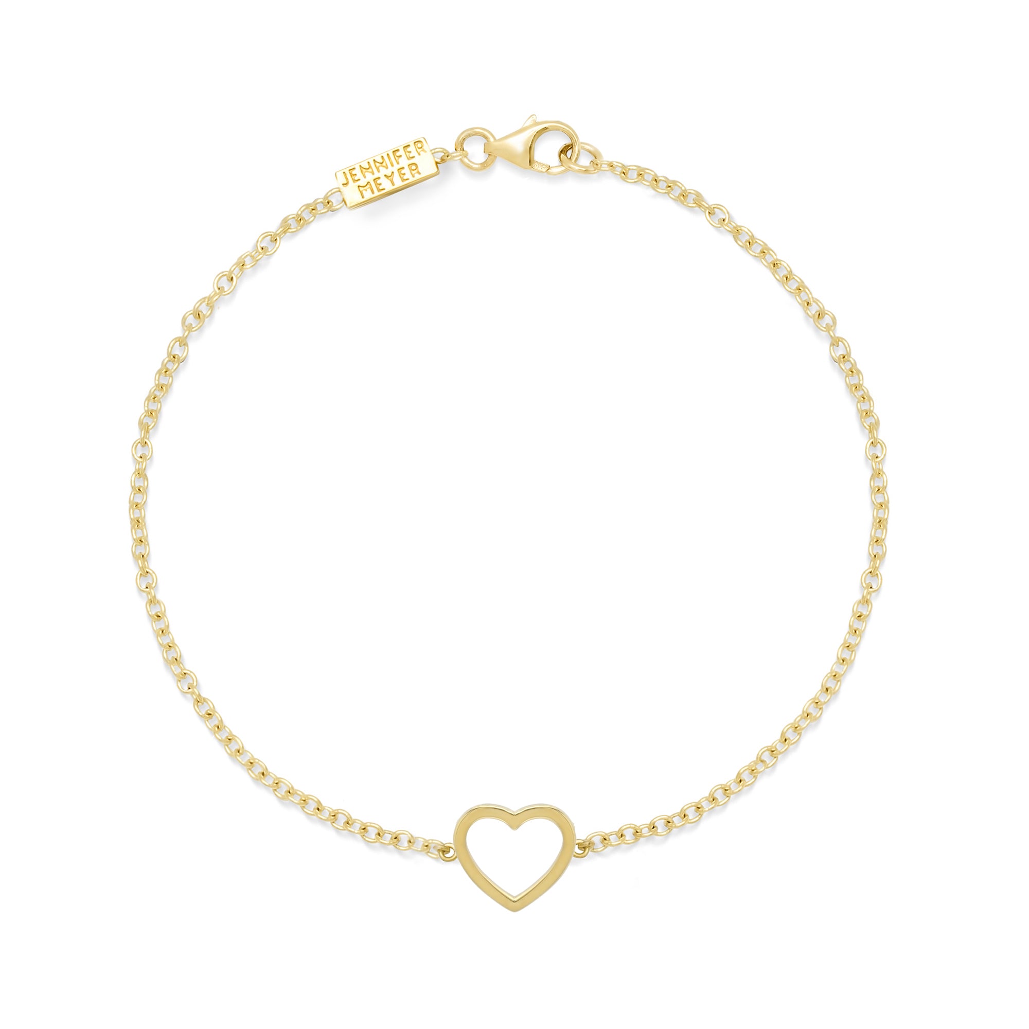 Jennifer Meyer Open Heart Bracelet
