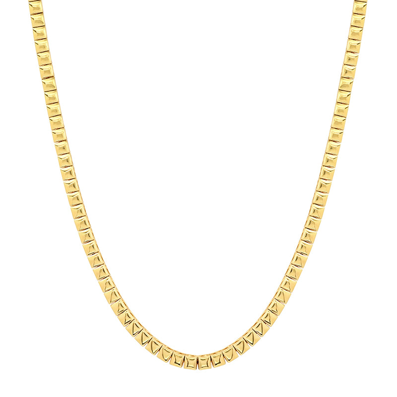 Jennifer Meyer Square Tennis Necklace