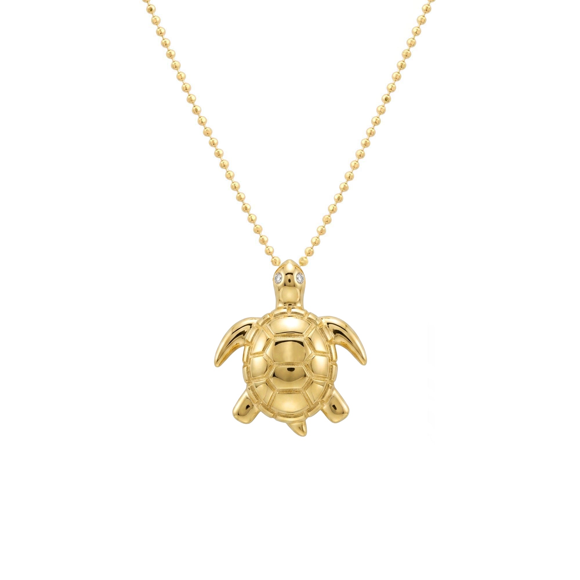 Jennifer Meyer Turtle Necklace