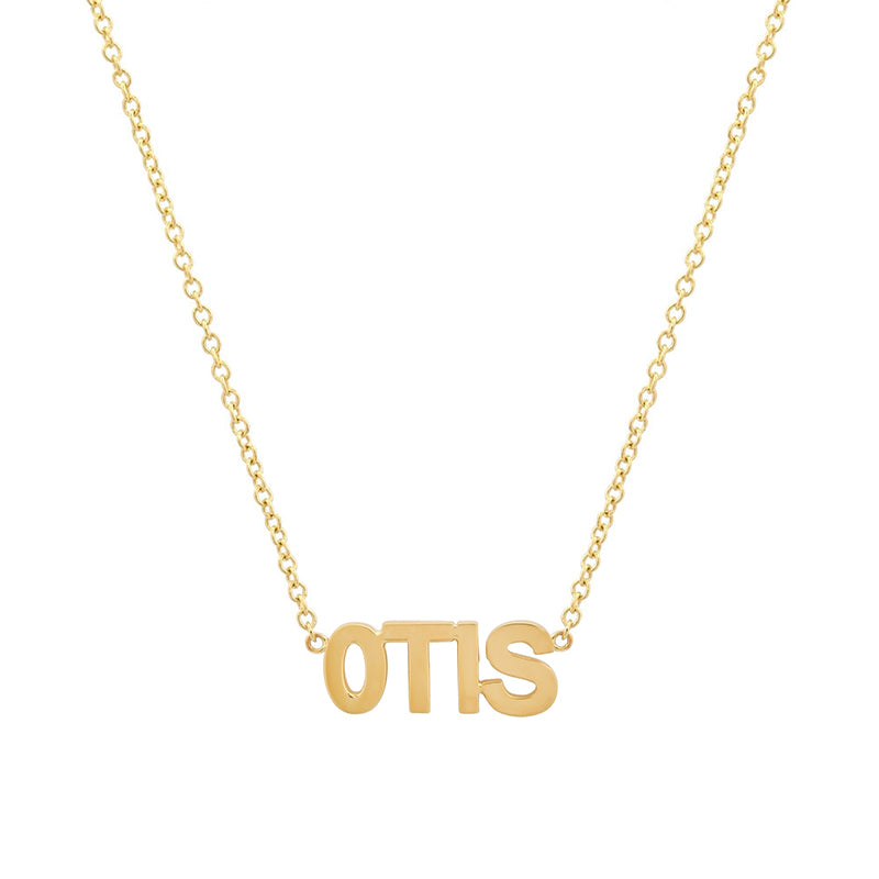 Jennifer Meyer Custom Uppercase Word Necklace