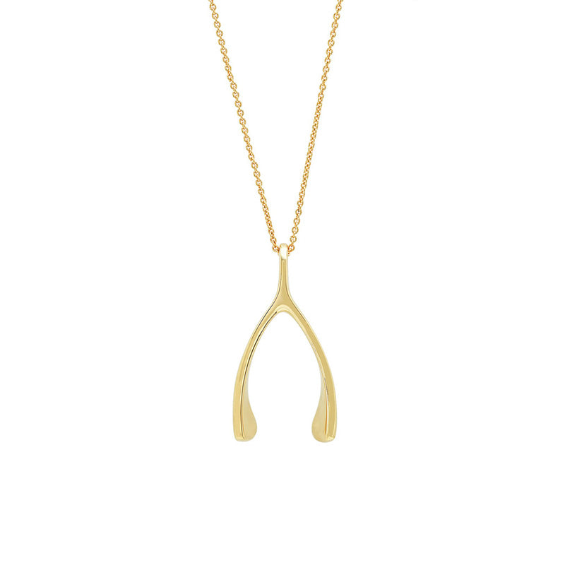 Jennifer Meyer Wishbone Necklace