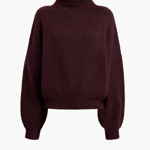 Khaite Juniper Sweater in Plum