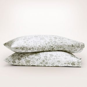 Bollandbranch Signature Hemmed Pillowcase Set - Juniper Botanical
