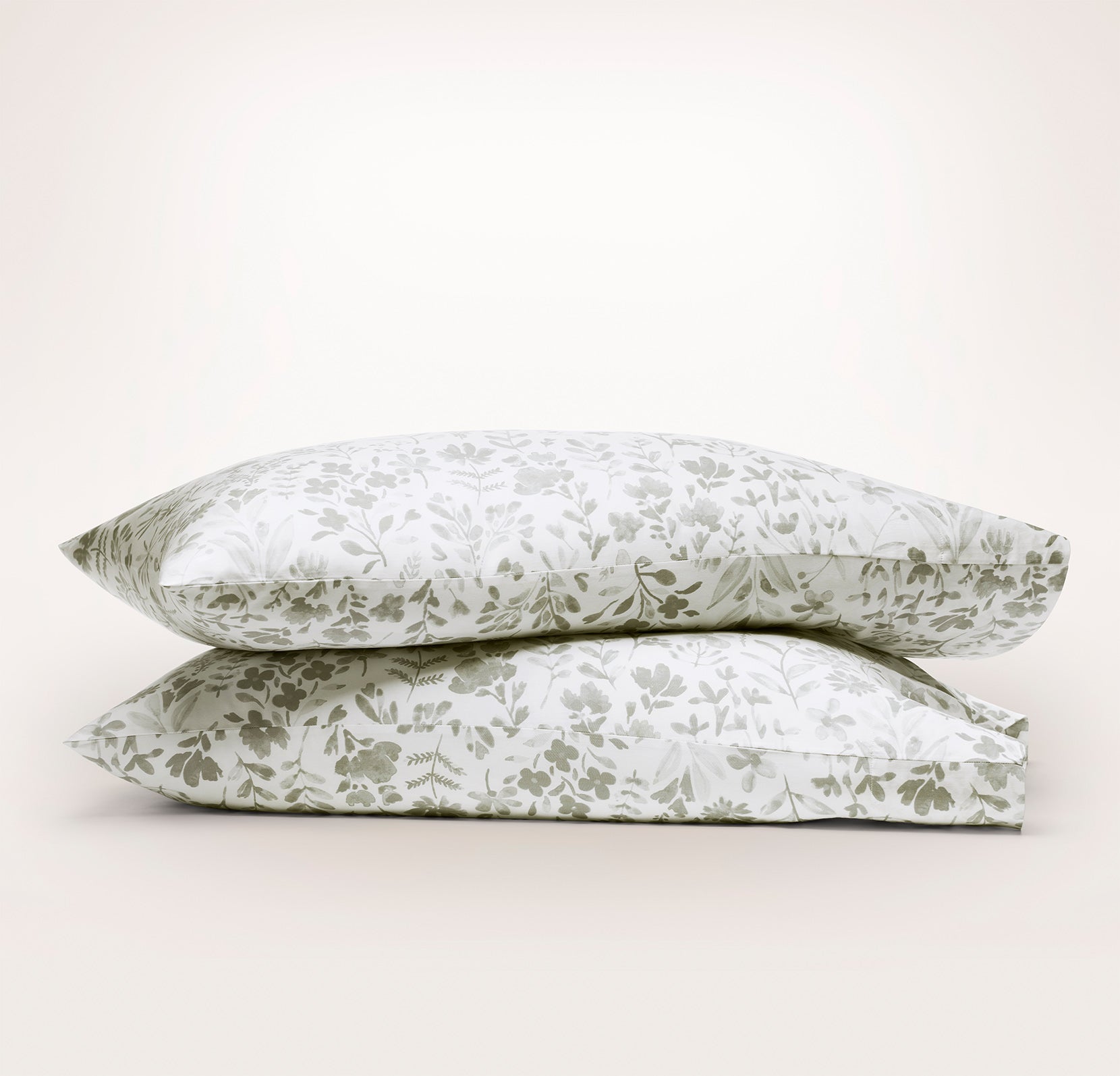 Bollandbranch Signature Hemmed Pillowcase Set - Juniper Botanical
