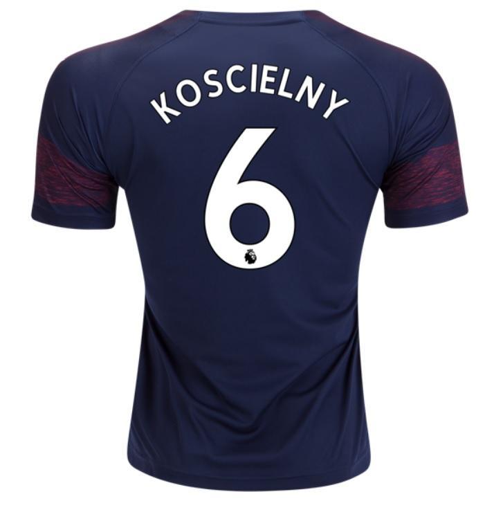 Soccer Jersey Club Arsenal Koscielny Away Jersey 2018/19