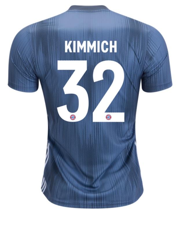 Soccer Jersey Club Kimmich Bayern Munich 18/19 Third Jersey