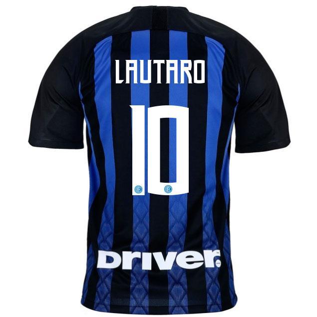 Soccer Jersey Club Inter Milan Lautaro Home Jersey 2018/19