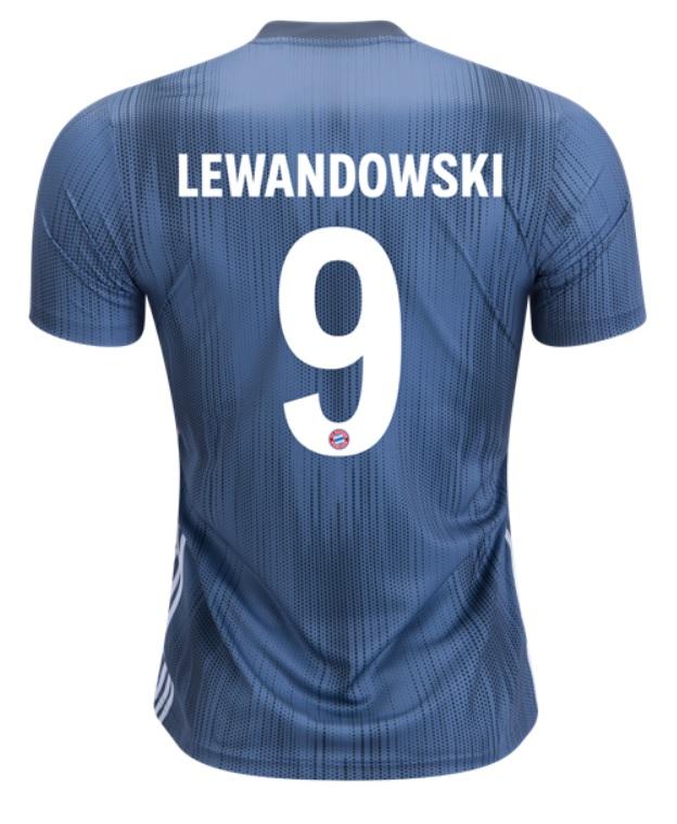Soccer Jersey Club Lewandowski Bayern Munich 18/19 Third Jersey