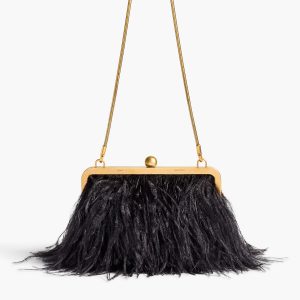 Khaite Lilith Chain Evening Bag in Black
