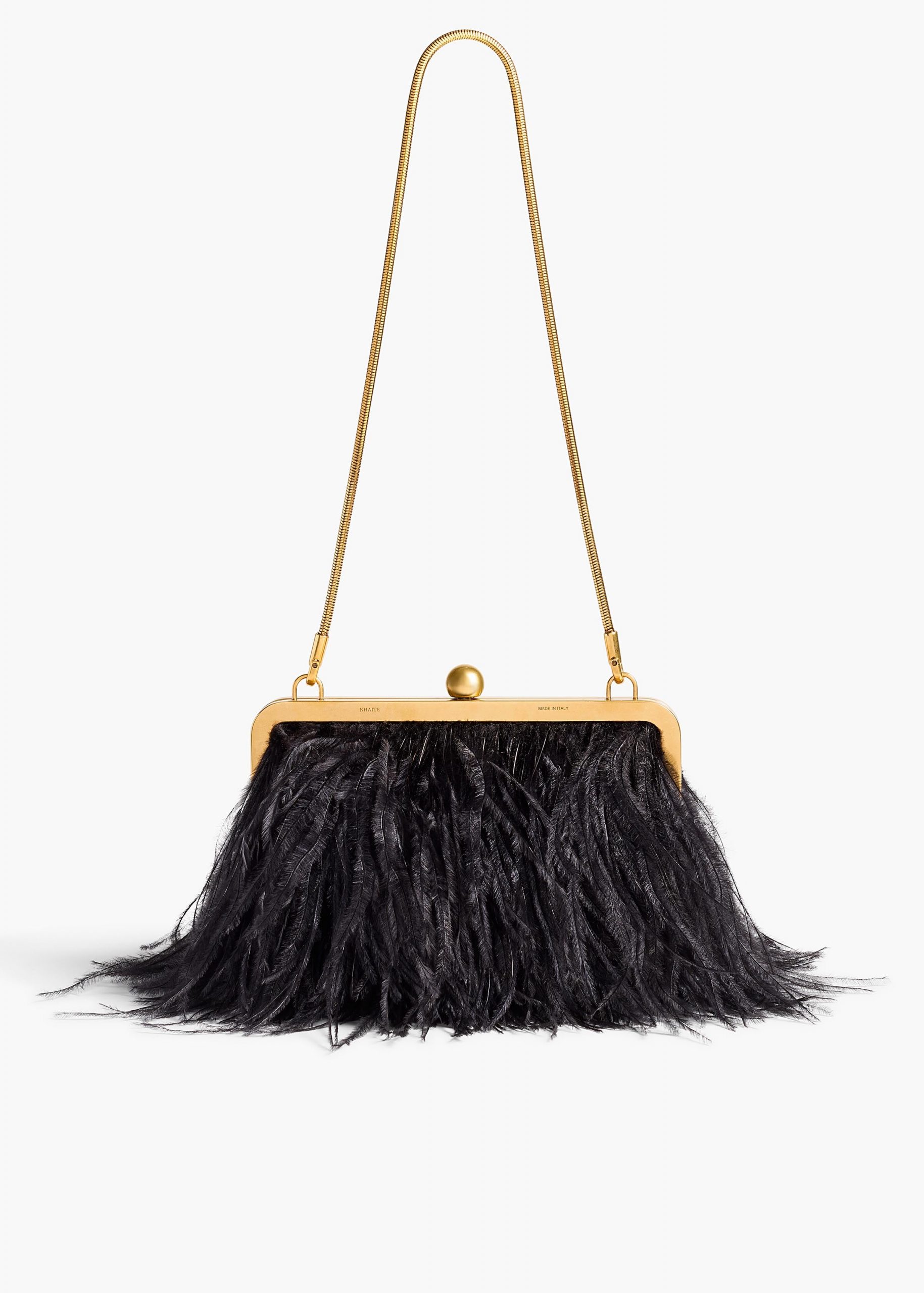 Khaite Lilith Chain Evening Bag in Black