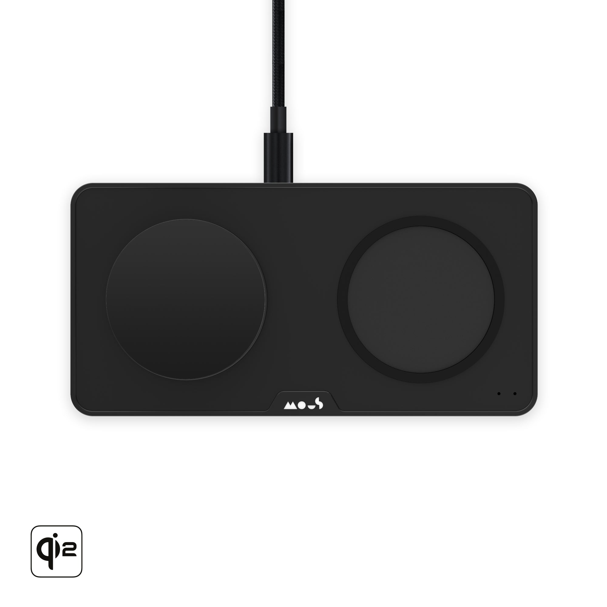 Mous Matte Black Wireless Charging Station