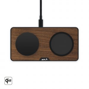 Mous Walnut Wireless Charging Station