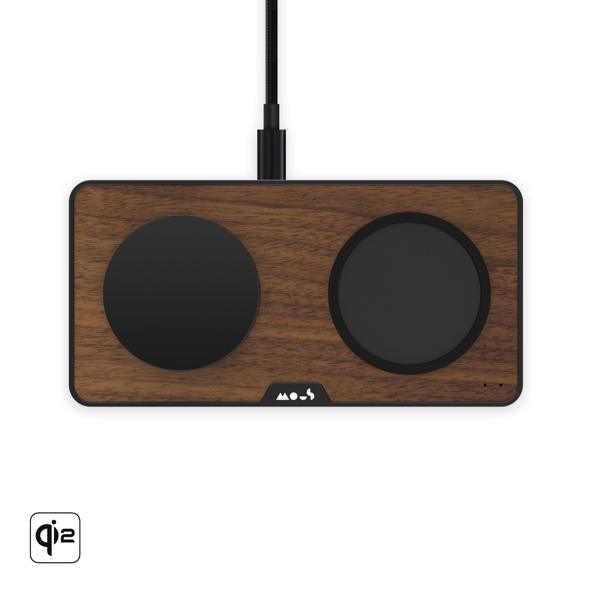 Mous Walnut Wireless Charging Station
